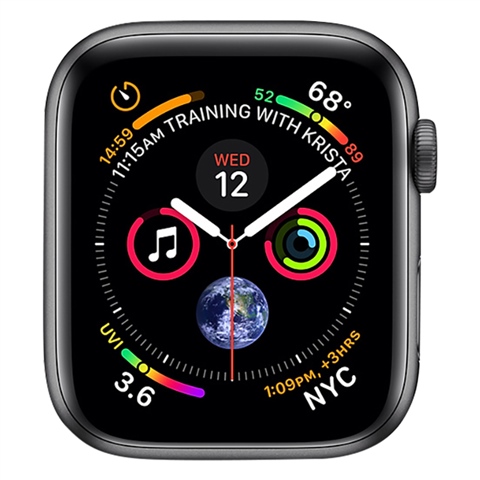 Watch Series 4 (GPS) FACE ONLY, Space Grey Aluminium, 40mm, C